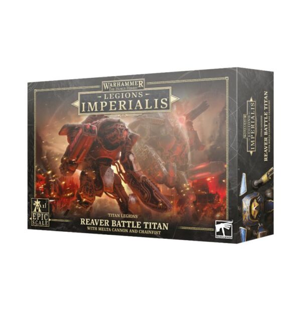 Games Workshop Legion Imperialis   Reaver Titan with Melta Cannon & Chainfist - 99122699010 - 5011921188666