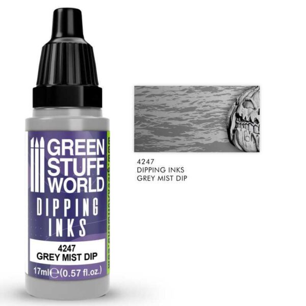Green Stuff World    Dipping Ink 17ml - Grey Mist Dip - 8435646516073ES - 8435646516073