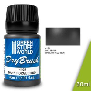 Green Stuff World    Metallic Dry Brush - DARK FORGED IRON 30 ml - 8435646514659ES -