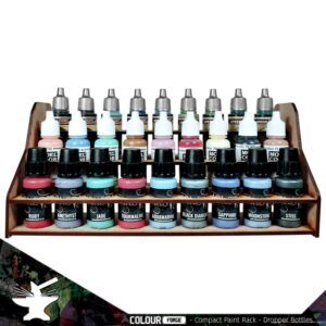 The Colour Forge    Compact Paint Rack (Dropper Bottle) - TCF-ACC-003 - Compact Paint Rack (Dropper Bottle)