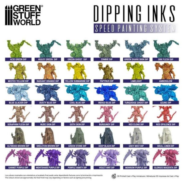 Green Stuff World    Dipping Ink 17ml - Green Shark Skin Dip - 8435646516066ES - 8435646516066