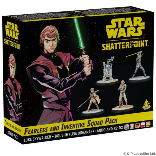 Atomic Mass Star Wars: Shatterpoint   Star Wars: Shatterpoint - Fearless and Inventive (Luke Skywalker) Squad Pack - FFGSWP22 - 841333123604