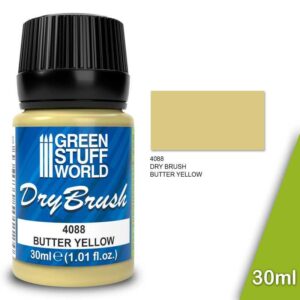 Green Stuff World    Dry Brush - BUTTER YELLOW 30 ml - 8435646514482ES - 8435646514482