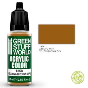 Green Stuff World    Acrylic Color: Yellow - Brown Ops - 8435646516783ES - 8435646516783