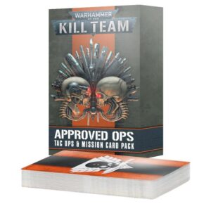Games Workshop Kill Team   Kill Team: Approved Ops – Tac Ops & Mission Card Pack - 60050199054 - 5011921217700