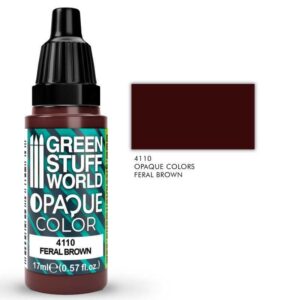 Green Stuff World    Opaque Colors - Feral Brown - 8435646514833ES - 8435646514833