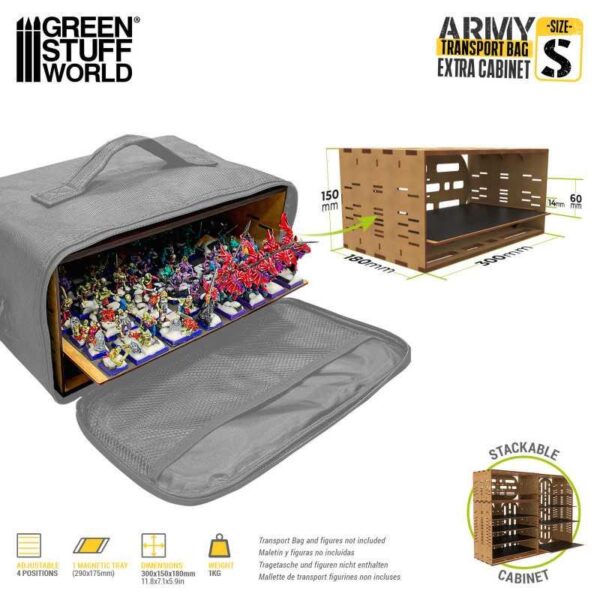 Green Stuff World    Army Transport Bag - Extra Cabinet S - 8435646516264ES - 8435646516264
