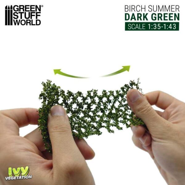 Green Stuff World    Ivy Foliage - Dark Green Birch - Large - 8435646520063ES - 8435646520063