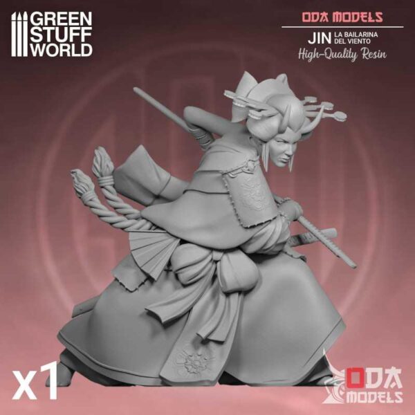 Green Stuff World    Oda Models - Jin, the Wind Dancer - 8435646516226ES - 8435646516226