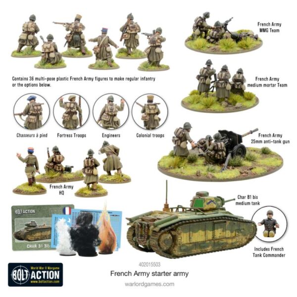 Warlord Games Bolt Action   DUPLICATE  French Army Starter Army - DUP 402015503 - 11