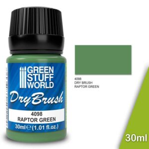 Green Stuff World    Dry Brush - RAPTOR GREEN 30 ml - 8435646514581ES - 8435646514581