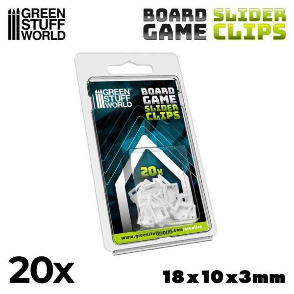 Green Stuff World    Slider Clips - White - 8435646520292ES - 8435646520292