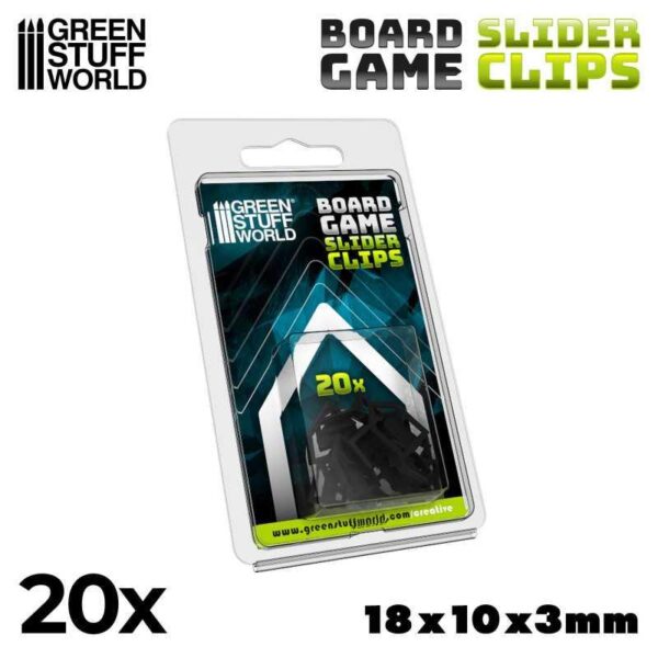 Green Stuff World    Slider Clips - Black - 8435646520308ES - 8435646520308