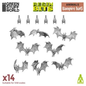 Green Stuff World    3D Printed Set - Vampire Bats - 8435646517988ES - 8435646517988