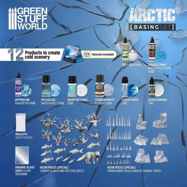 Green Stuff World    Basing Sets - Arctic - 8435646511382ES - 8435646511382