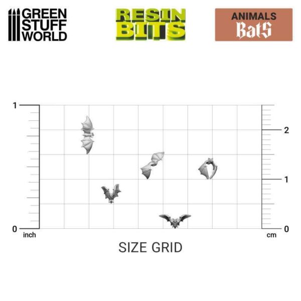 Green Stuff World    3D printed set - Bats - 8435646517957ES - 8435646517957