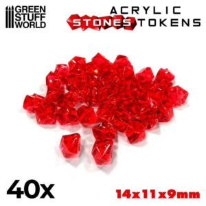 Green Stuff World    Tokens - Red Stones - 8435646520247ES - 8435646520247