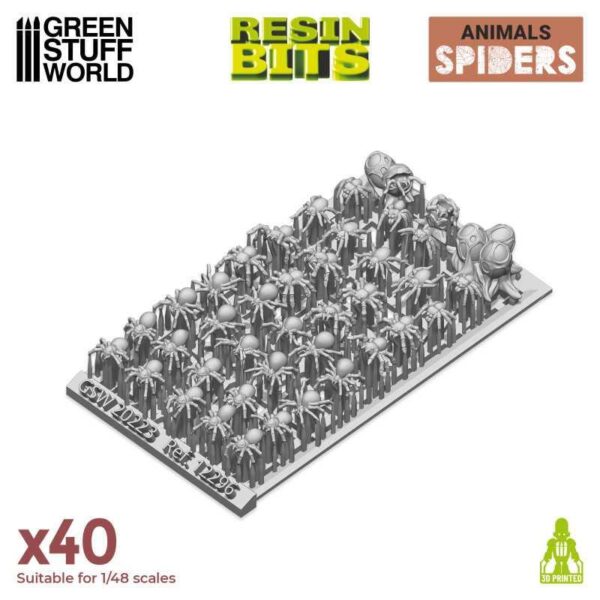Green Stuff World    3D printed set - Small Spiders - 8435646517964ES - 8435646517964