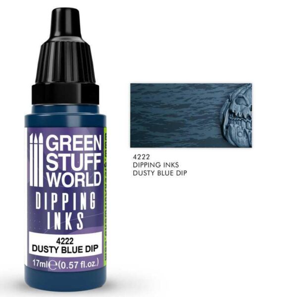 Green Stuff World    Dipping Ink 17ml - Dusty Blue Dip - 8435646515823ES - 8435646515823