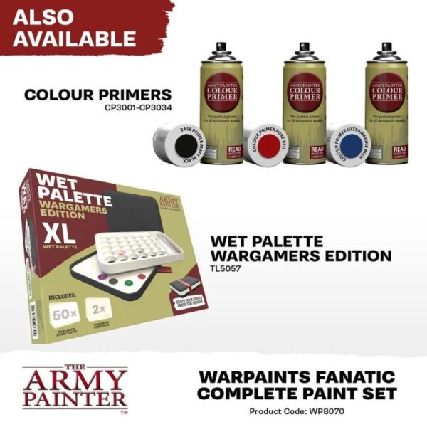 The Army Painter    Warpaints Fanatics Complete Paint Set - AP-WP8070 - 5713799807006