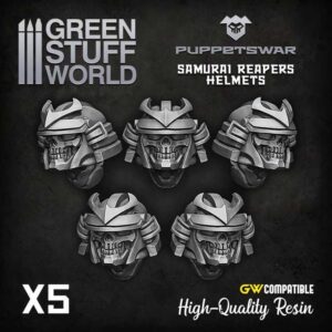 Green Stuff World    Samurai Reapers Helmets - 5904873420970ES - 5904873420970