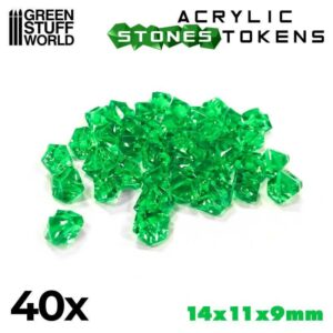 Green Stuff World    Tokens - Green Warpstones - 8435646520285ES - 8435646520285