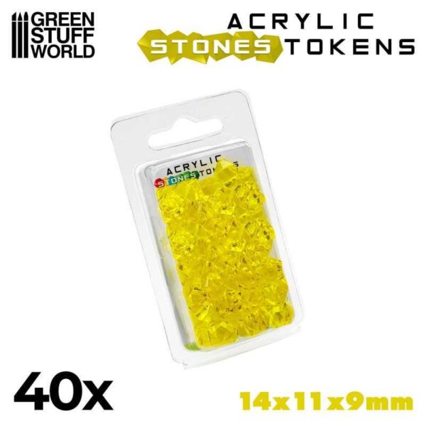 Green Stuff World    Tokens - Yellow Stones - 8435646520254ES - 8435646520254