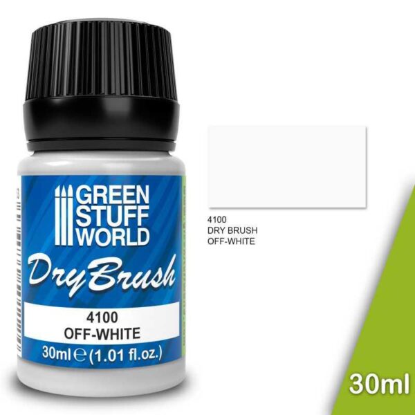 Green Stuff World    Dry Brush - OFF-WHITE 30 ml - 8435646514604ES - 8435646514604
