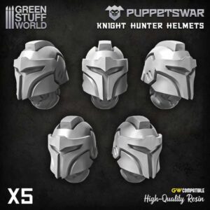 Green Stuff World    PuppetsWar - Knight Hunter Helmets - 5904873424114ES - 5904873424114
