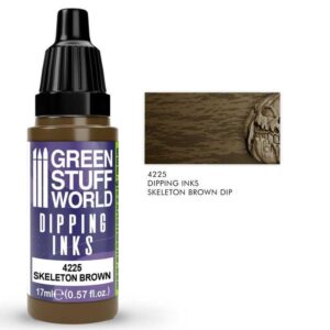 Green Stuff World    Dipping Ink 17ml - Skeleton Brown Dip - 8435646515854ES - 8435646515854