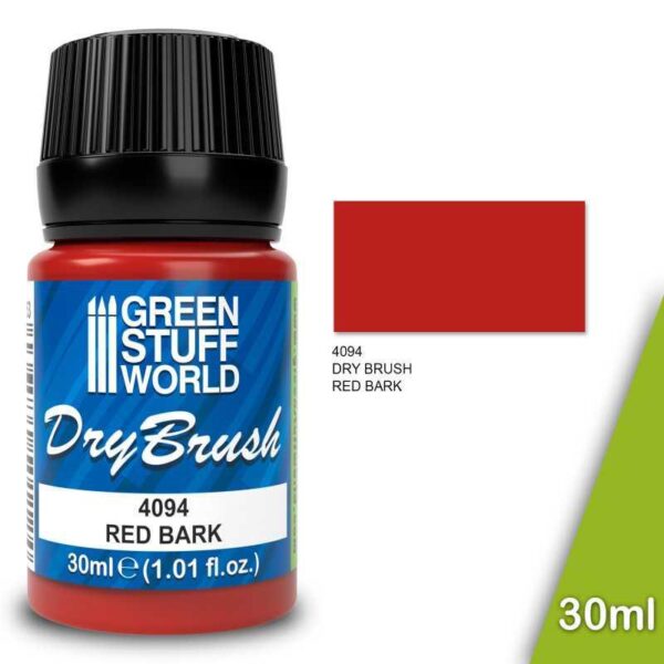 Green Stuff World    Dry Brush - RED BARK 30 ml - 8435646514543ES - 8435646514543