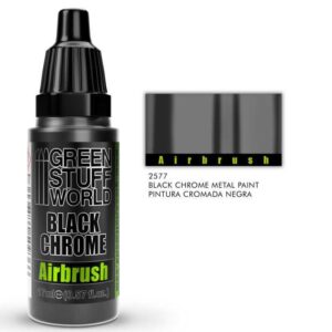 Green Stuff World    Black Chrome Paint - Airbrush - 8436574509366ES - 8436574509366