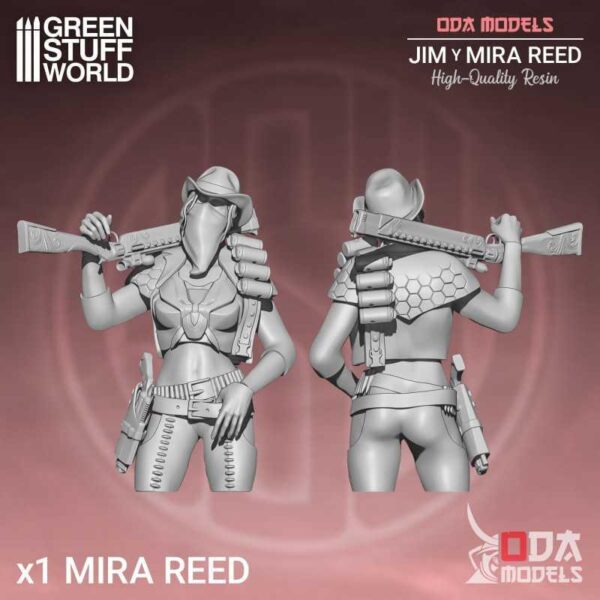 Green Stuff World    Oda Models - Jym and Mira Reed - 8435646516141ES - 8.43565E+12