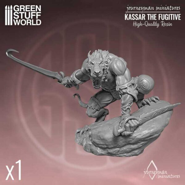 Green Stuff World    Journeyman Miniatures - Kassar the Fugitive - 8435646513058ES - 8.43565E+12