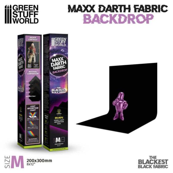 Green Stuff World    Maxx Darth Black - Photo background 200x300mm - 8435646513232ES - 8.43565E+12