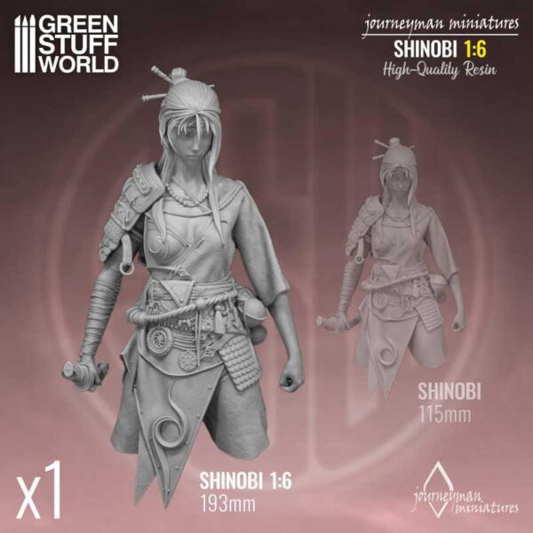 Green Stuff World    Journeyman Miniatures - Shinobi 1:6 - 8435646513157ES - 8.43565E+12