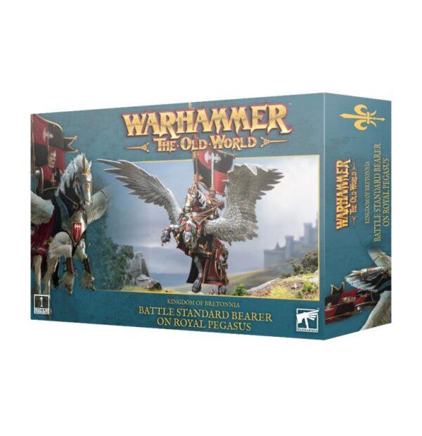 Games Workshop Warhammer: The Old World   Kingdom of Bretonnia: Battle Standard On Royal Pegasus - 99122703002 - 5011921206131