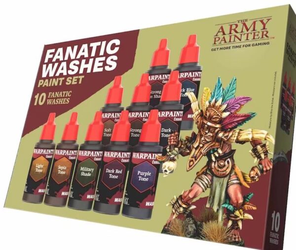 The Army Painter    Warpaints Fanatic Washes Paint Set - APWP8068 - 5713799806801