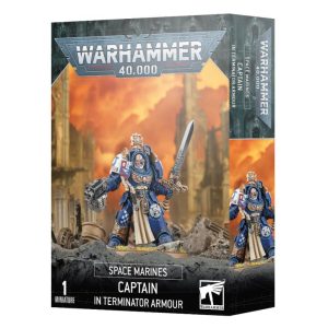 Games Workshop Warhammer 40,000   Space Marines: Captain In Terminator Armour - 99120101400 - 5011921201327