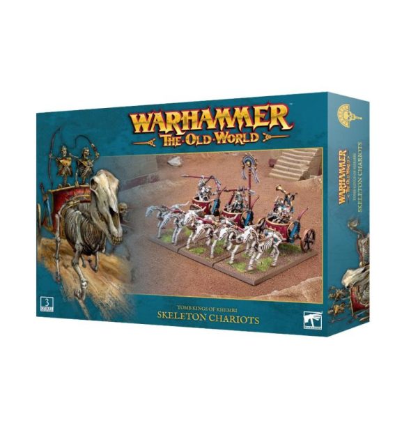 Games Workshop Warhammer: The Old World   Tomb Kings of Khemri: Skeleton Chariots - 99122717004 - 5011921217434