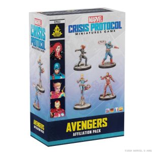 Atomic Mass Marvel Crisis Protocol   Marvel Crisis Protocol: Avengers Affiliation Pack: - FFGCP141 -