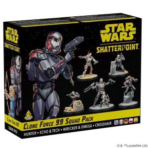 Atomic Mass Star Wars: Shatterpoint   Star Wars: Shatterpoint - Clone Force 99 (Bad Batch) Squad Pack - FFGSWP38 - 841333124748