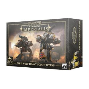 Games Workshop Legions Imperialis   Legions Imperialis: Dire Wolf Heavy Scout Titans - 99122699022 - 5011921205547
