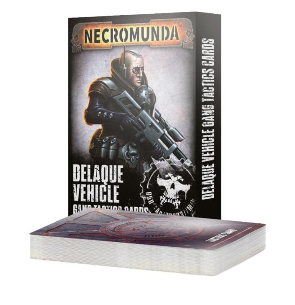 Games Workshop Necromunda   Necromunda: Delaque Vehicle Gang Tactics Cards - 60050599025 - 5011921216673