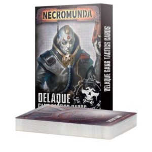 Games Workshop Necromunda   Necromunda: Delaque Gang Tactics Cards - 60050599028 - 5011921222117