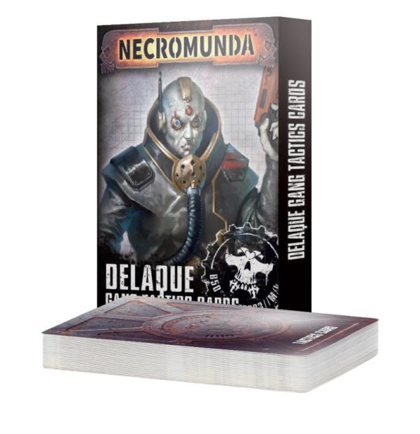 Games Workshop Necromunda   Necromunda: Delaque Gang Tactics Cards - 60050599028 - 5011921222117