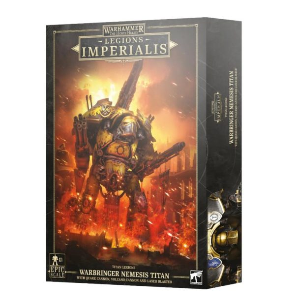 Games Workshop Legion Imperialis   Legions Imperialis: Warbringer Nemesis Titan with Quake Cannon - 99122699027 - 5011921230259