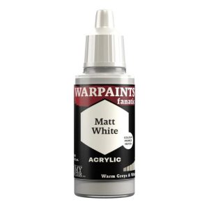 The Army Painter    Warpaints Fanatic: Matt White 18ml - APWP3012 - 5713799301221