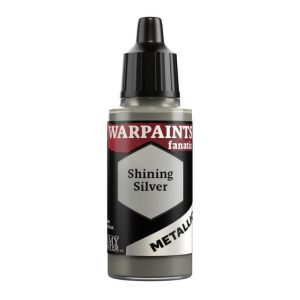 The Army Painter    Warpaints Fanatic Metallic:  Shining Silver 18ml - APWP3191 - 5713799319103