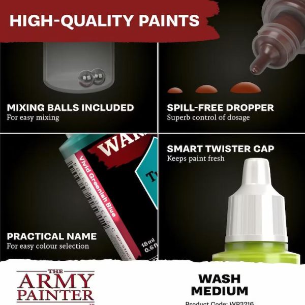 The Army Painter    Warpaints Fanatic Wash: Wash Medium 18ml - APWP3216 - 5713799321601